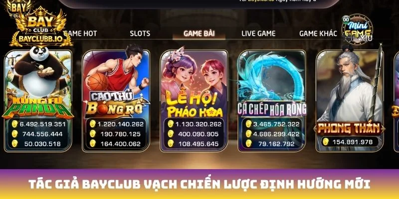 Tác giả Bayclub vạch chiến lược định hướng mới